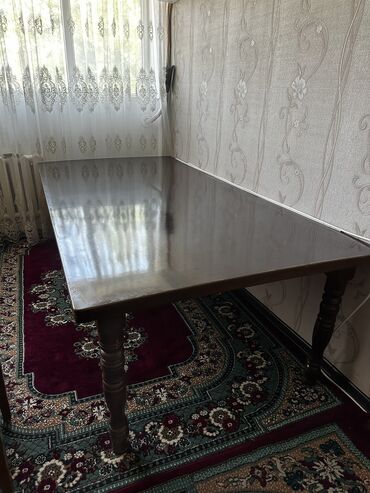 столы большие: Стол для зала, Б/у, Не раскладной, Прямоугольный