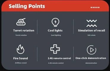 Ostalo: Nov RC tenk. Može da se kreće napred, nazad, levo. desno, da mu se — 2