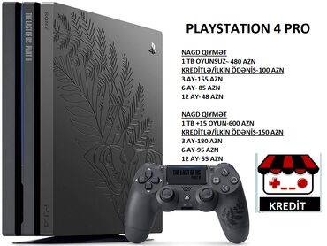 PS4 (Sony Playstation 4): Playstation 4 Nagd ve kredit Cemi 10 deq erzinde onlayn senedlesme