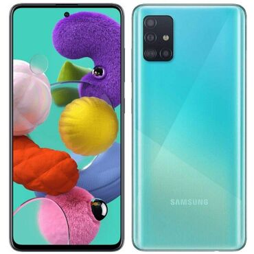 Samsung: Samsung Galaxy A51, 64 GB, rəng - Göy