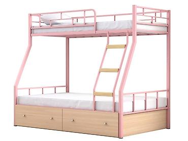 Двухъярусные кровати: Стил Лофт. Мебел на заказ. Двухъярусная кровать. Размер внизу:Ширина — 19