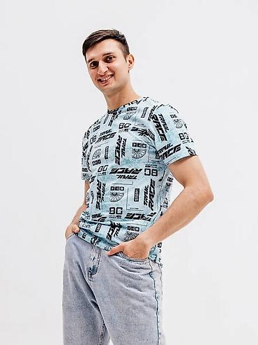 Футболки: Футболки оптом - Мужская футболка (унисекс) для повседневной носки — 6