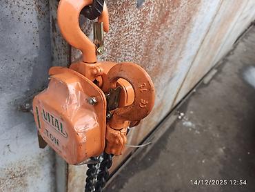 Alətlər: Məhsul: VITAL zəncirli əl talı (chain block) — 1 ton Xüsusiyyətlər: - — 8