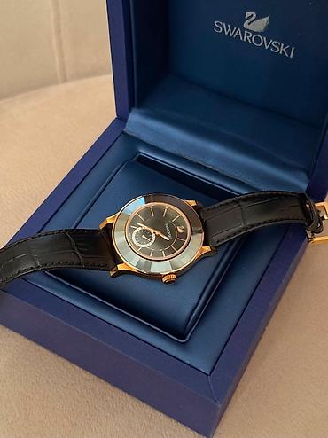 saat qutu: Yeni, Qol saatı, Swarovski, rəng - Qara — 1