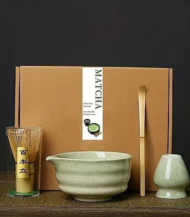 yaşıl çay qiyməti: Çay dəsti, rəng - Yaşıl, Keramika, Yaponiya — 1