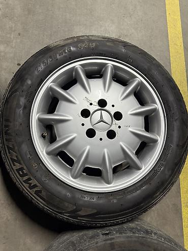 215 70 сешка: Литые Диски R 16 Mercedes-Benz, Комплект, отверстий - 5, Б/у — 5