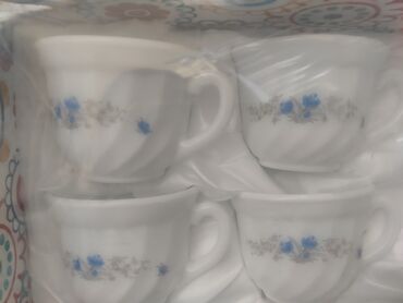 Кухонные наборы: Набор Luminarc 3100с тарелок и стаканов по 6шт и одно блюдо, кофейный — 7