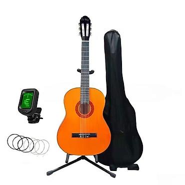 gitara uşaq ucun: "De Silva CG44-S GY 4/4" klassik gitara dəsti ✅ Brend: De Silva ✅ Qrif — 1