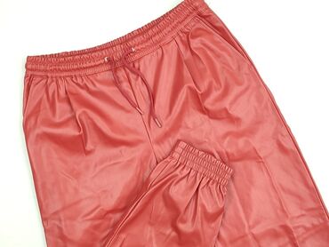 obcisłe szorty damskie: Zara, Material trousers for women, size L (EU 40)