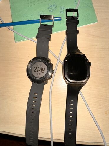 apple watch 7 купить бишкек: Срочно Продаю туристические часы smart watch suunto travers и apple