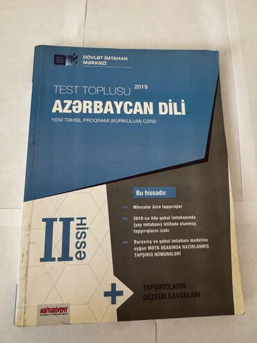 azerbaycan dili test toplusu 2019: Azərbaycan Dili Test Toplusu 2019 2-ci Hissə