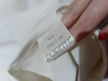 Bluze: Ženska košulja/bluza Dorette – bela - Model: kratki rukavi, rever — 5