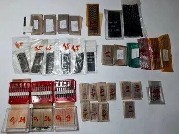 Ostali uređaji: Tanke burgije, 0,21mm, 0,36mm, 0,7mm, 0,9mm, 1,3mm, 1,5mm, 1,6mm — 7