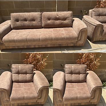 mehin mebel fabriki: Divan 2 kreslo. 500azn fabrik istehsalı. Açılır bazalıdır ünvan — 1
