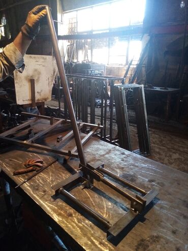 Məngənələr: Pol sıxan alət. məhdud saydadır,, əla işləyir. Sökülüb yiğilir — 6