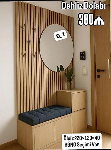 tesbeh sekilleri: Dəhliz Dolabı – G_1 model - Qiymət: 380 ₼ (şəkildə göstərilib) - — 1