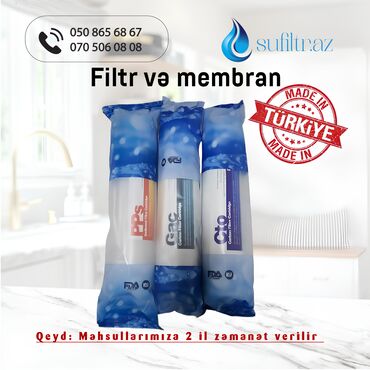 filter su: Su filtri karticləri Su filtrlərinin keçmə önləyici filtr karticləri