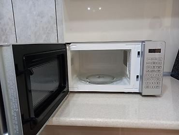 silver soba: Mikrodalğalı soba Silver, Ayrıca dayanan, Mikrodalğalar ilə, rəng - Gümüşü, İşlənmiş — 2