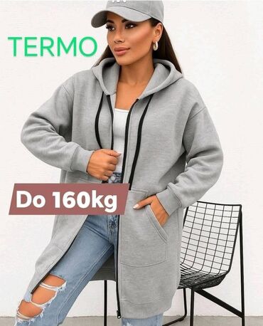 Dukserice: Termo dukserice BIG SIZE Od 80 kg do 160 kg Pamuk puniji,futrovan — 3