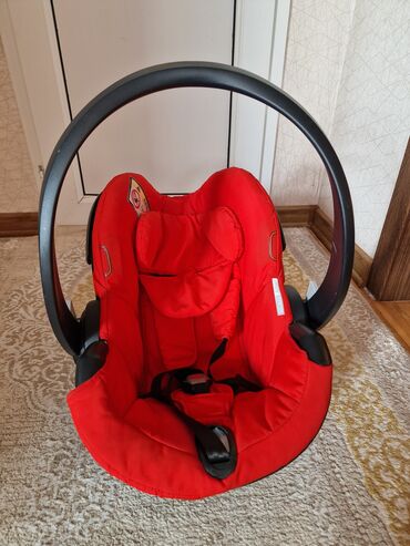 Avtokreslolar: Qırmızı rəngli uşaq avtomobil oturacağı (beşik tipli, daşıma — 3