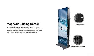 Рекламные щиты: LED DISPLAY LE086NT (LE18F80) LED poster ekranı 🟢 Rəsmi iş yeri olan — 1