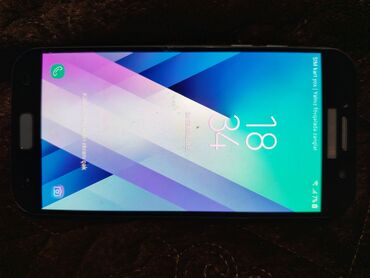 Samsung: Samsung Galaxy A5 2017, 32 GB, rəng - Göy, Düyməli, Sensor, Barmaq izi