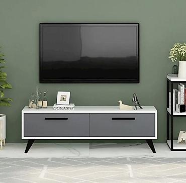 TV altlığı: Məhsul: TV stendi və divar modullu media dəsti Təsvir: - Müasir — 6