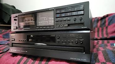 маленький микрофон: ONKYO Integra TA-2250 + ONKYO DX-C390 — 120v нужен блок питания. Цена — 3