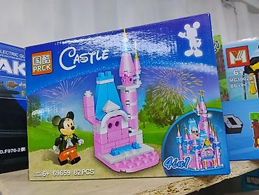 старый замок: Конструктор PRCK Castle «Замок», 4-в-1 - Тематика: розово-голубой — 1