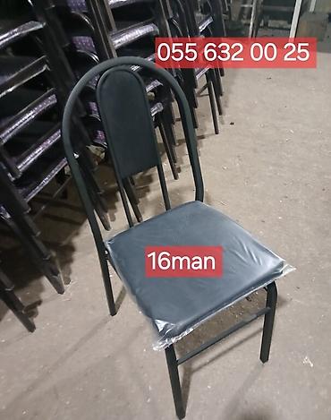 kafe stul: Mətbəx üçün, Yeni, Qatlanmayan, rəng - Ağ Stul — 8