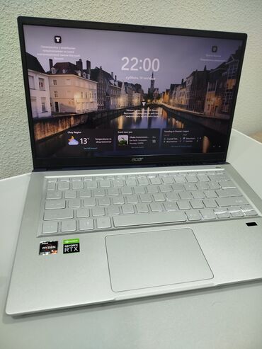 продажа компьютеров: Ноутбук, Acer, 16 ГБ ОЗУ, AMD Ryzen 7, 14.3 ", Б/у, Для несложных задач, память SSD