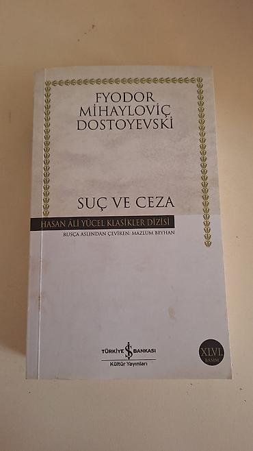Книги и журналы: Məhsul: Kitab – “Suç ve Ceza” Müəllif: Fyodor Mihayloviç Dostoyevski — 1