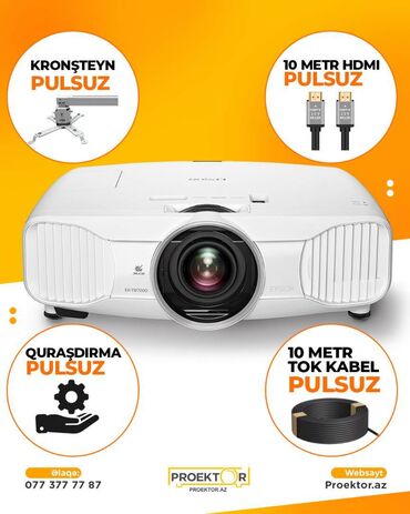 Proyektorlar: Yeni Portativ Proyektor Ödənişli çatdırılma — 1