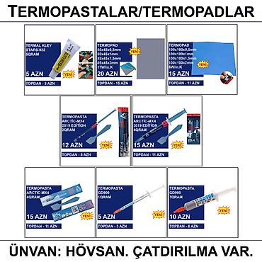 Termopasta: Termopastalar və Termopadlar 📍Ünvan: Bakı şəh, Suraxanı ray, Hövsan — 1