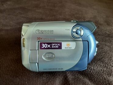 Canon DC201 diskli videokamera,istifade olunmadigi ucun satilir