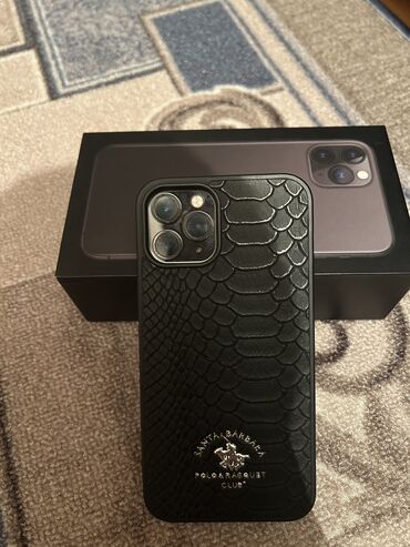 бу 11 айфон: IPhone 11 Pro, Колдонулган, 256 ГБ, Space Gray, Каптама, Куту, 100 %