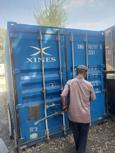 разборной гараж: Контейнер 20т 
Бишкекте Пригородное жакта 
110мин сомдон 2шт бар