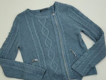 Swetry: Sweter L (EU 40), stan - Dobry, wzór - Jednolity kolor, kolor - Niebieski