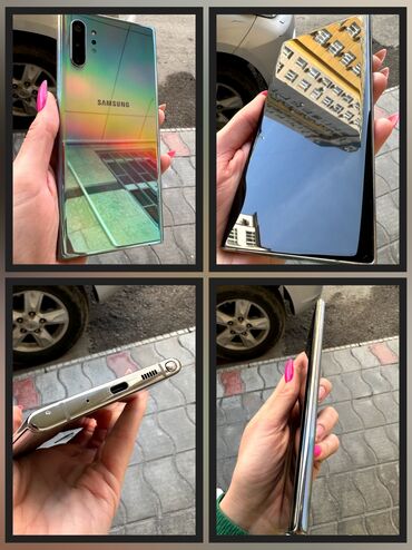 маленькие телефоны: Samsung Note 10 Plus, Б/у, 256 ГБ, 2 SIM