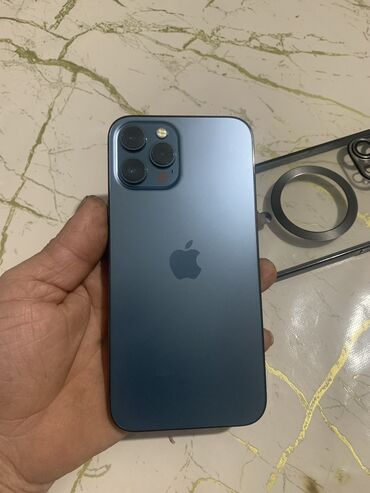 ipone 13 pro: IPhone 12 Pro Max, 128 GB, Face ID, Sənədlərlə, Simsiz şarj