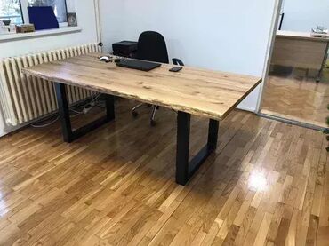 Stolovi: Kancelarijski stolovi Konferencijski sto od hrasta rustik masiv — 5