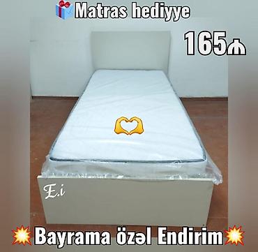 carpayı doşəyi: Yeni, Təknəfərlik çarpayı, Matras ilə — 1