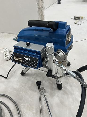 сопла: Безвоздушный краскопульт Безвоздушный окрасочный аппарат KING 595 — 2