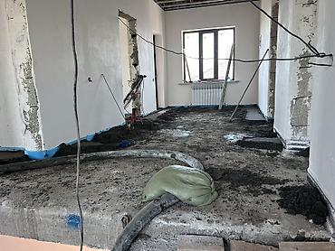 Напольные работы: Полусухая стяжка пола. Профессиональное устройство пола с применением — 34