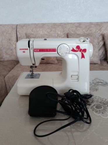Tikiş maşınları: Tikiş maşını Janome, İşlənmiş,Elektromexaniki, 1 saplı, Ünvandan götürmə