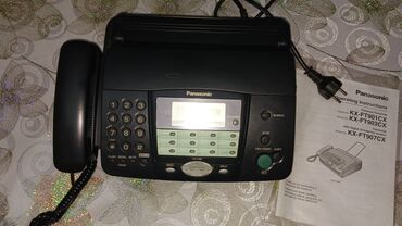 telefon platalari: Stasionar telefon Panasonic, Simli, İşlənmiş, Ünvandan götürmə