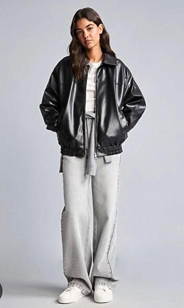 massimo dutti ispaniya: Dəri kurtka, Defacto, M, L — 1
