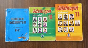 ədəbiyyat kitab: 1) Ədəbiyyat nəzəriyyəsi fənni üzrə 9-11-ci siniflər üçün dərslik