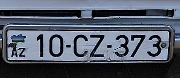bot kar: Avtomobil dövlət nömrə nişanı – “10-CZ-373” - Format: AZ standart — 1