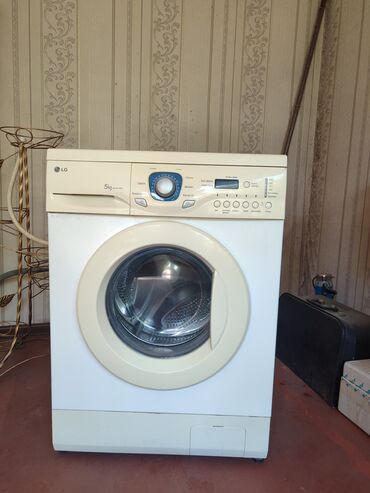 продажа стиральных машин бу в джалалабаде: Стиральная машина LG, Б/у, Автомат, До 6 кг, Компактная